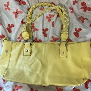 GOOD QUALITY SOHO PASTEL YELLOW Cute Summer Tote Shoulder Bag ($10 ONLY)